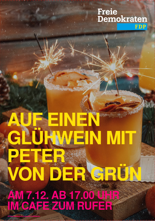 Einladung Glühwein mit Peter